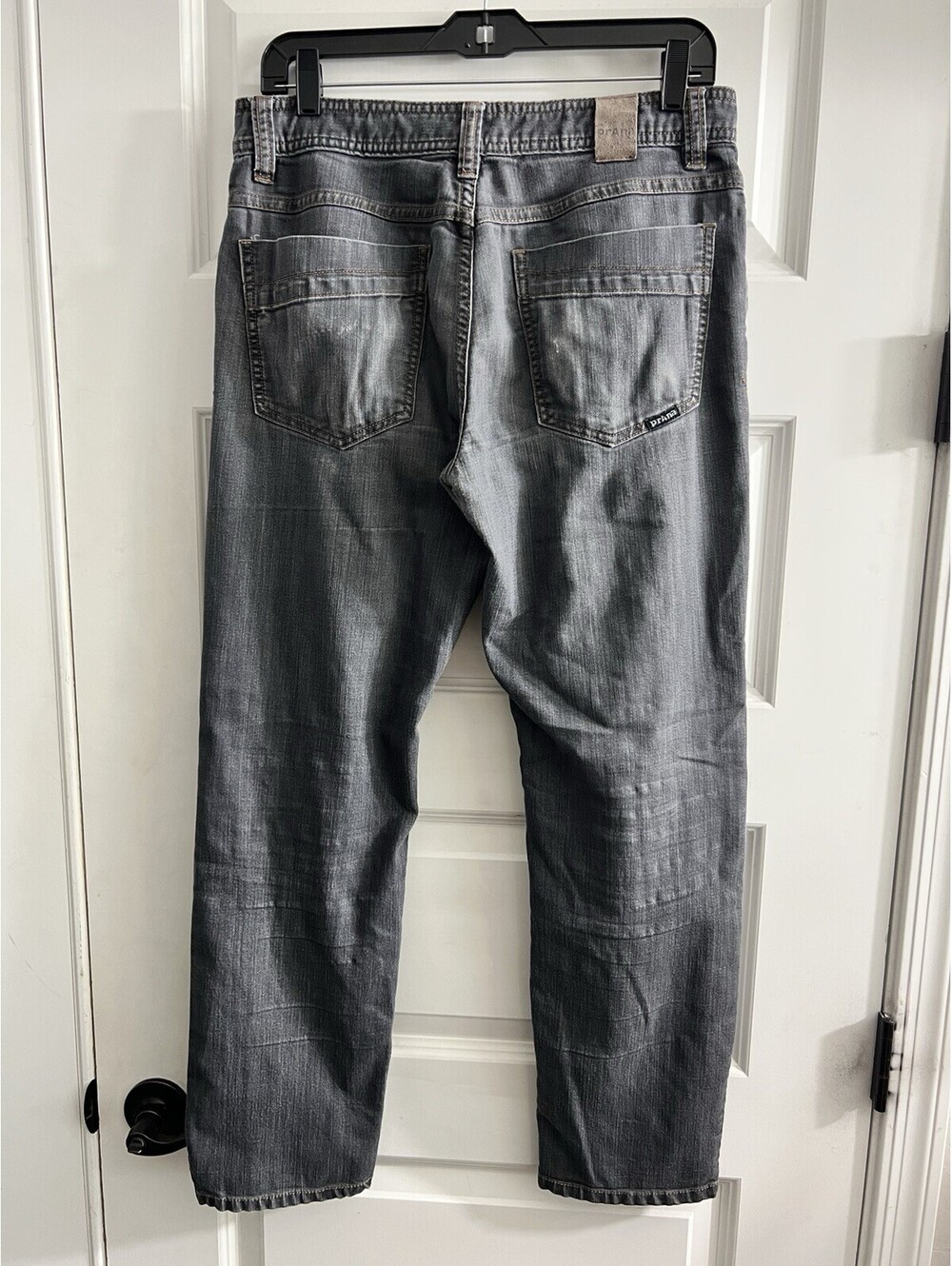 PrAna Jeans Men’s 30x30 Dark Wash Gray Slim Fit Breathe Denim - Picture 4 of 9